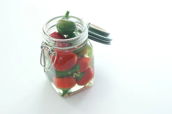 Organische cherry paprika — Stockfoto