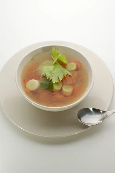 Delicious vegetable soup — Stock Photo, Image