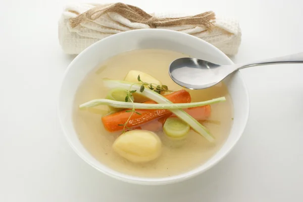 Sopa de legumes deliciosa — Fotografia de Stock