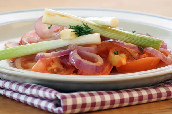 Salada de tomate quente — Fotografia de Stock