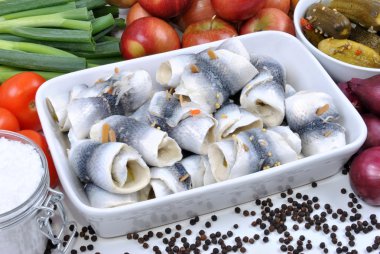 bazı taze organik rollmops