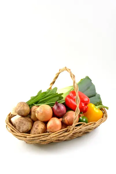 Některé organické čerstvá zelenina — Stock fotografie
