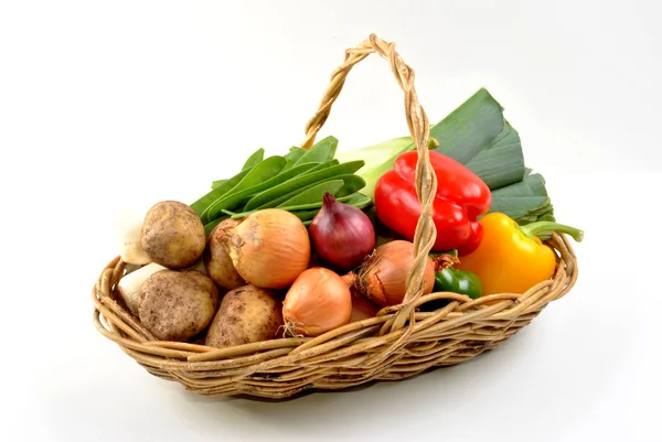 Niektórych organicznych warzyw świeżych — Zdjęcie stockowe