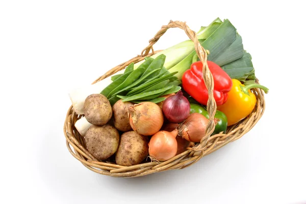 Néhány bio friss zöldség — Stock Fotó
