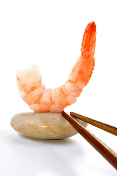 Fresh organic prawn — Stock Photo, Image