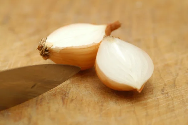 How to cut an onion — Stock Photo, Image