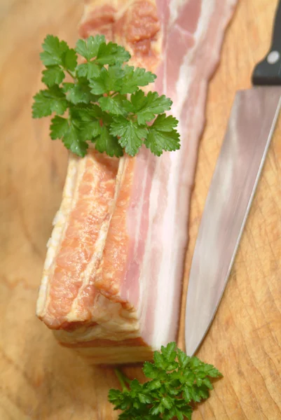 Zpět slaninu — Stock fotografie