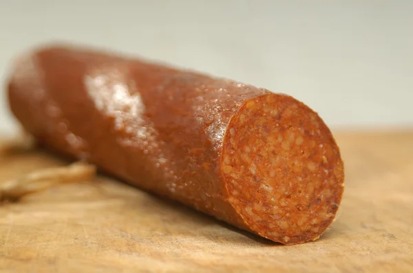 Smoked salami — Stock Photo, Image