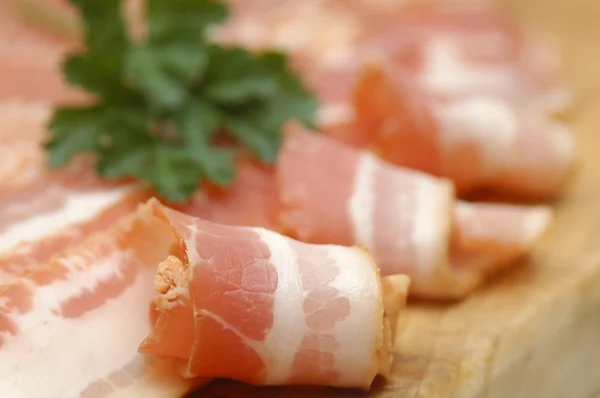 Bacon em fatias — Fotografia de Stock