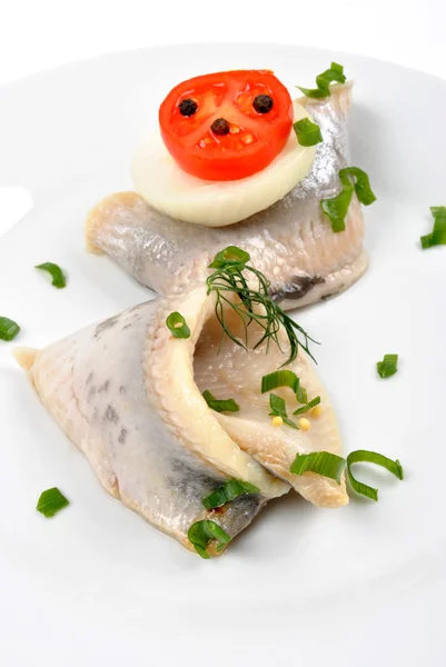 Fresh organic herring — Stock Photo, Image