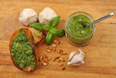 baget taze pesto ile