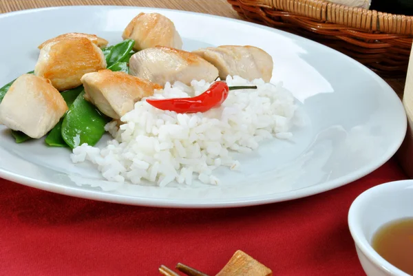 Asian style chicken — Stock Photo, Image