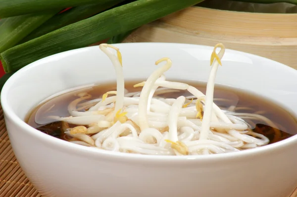 Японському стилі суп з локшиною — стокове фото