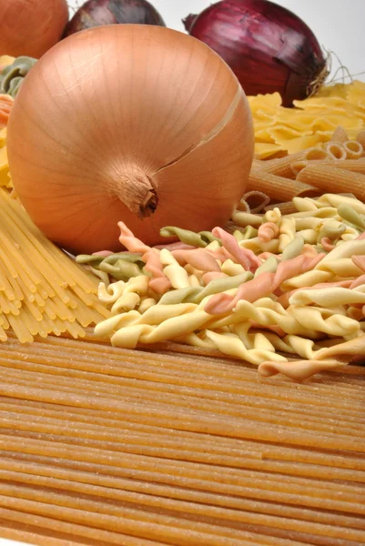 Italian pasta with vegetable — Stock Photo, Image