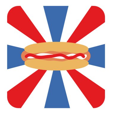 Illustration for national hotdog clipart