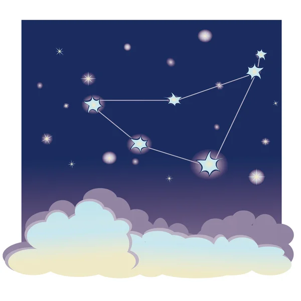Constellation "Capricorn" — Stock Vector