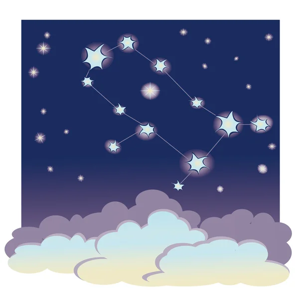 Constellation "Gemini" — Stock Vector