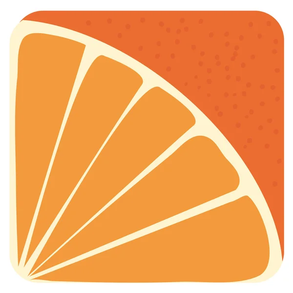 Stilisierter Hintergrund mit Orange — Stockvektor