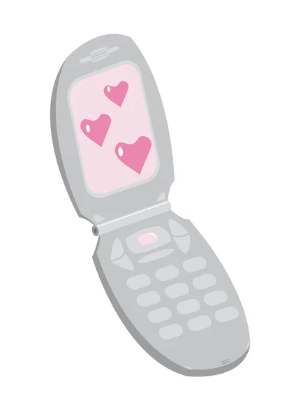 Cellulare di San Valentino — Vettoriale Stock