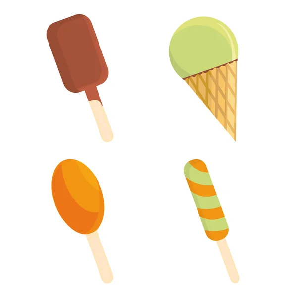 冰淇淋图标集 — 图库矢量图片