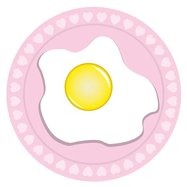 煎蛋卷板 — 图库矢量图片