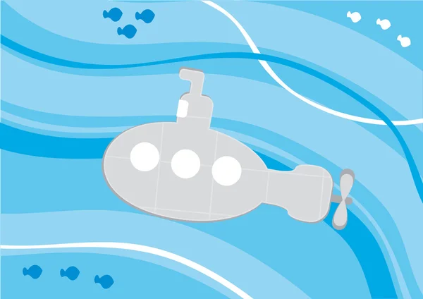 stock vector Submarine