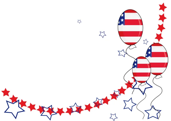 Contexte patriotique américain — Image vectorielle