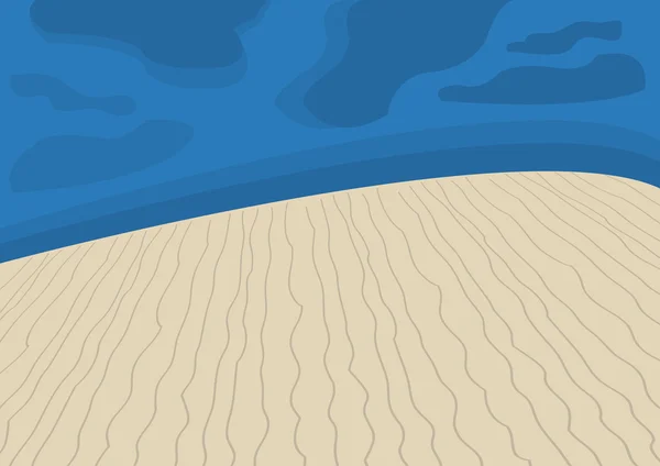 夜晚的沙漠 — 图库矢量图片