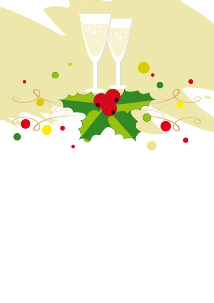 Grunge fond de Noël avec effervescence — Image vectorielle