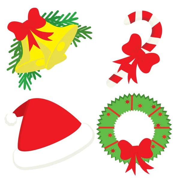 Christmas icon set — Stock Vector