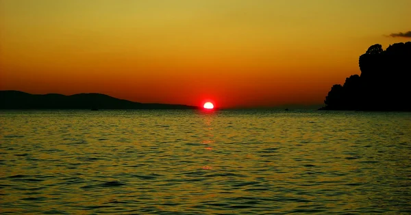 アドリア海の日没 — ストック写真