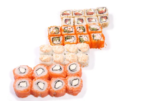 Maki sushi. Innstilt – stockfoto