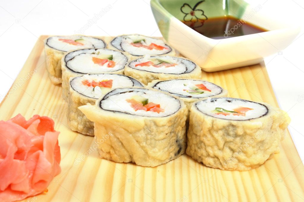 Tempura roll — Stock Photo © prushenoff #2501021