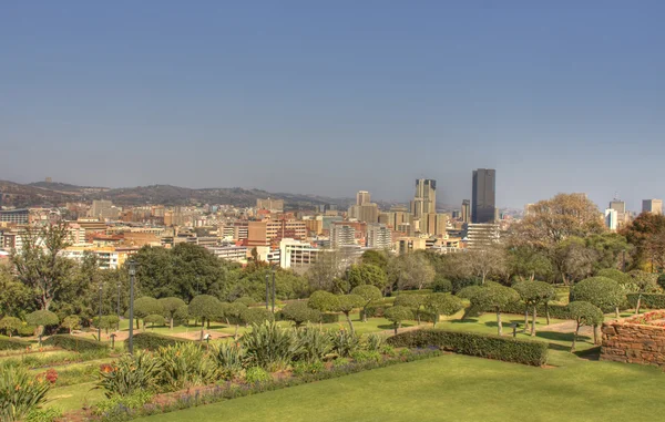 Pretoria / tshwane city skyline lizenzfreie Stockbilder