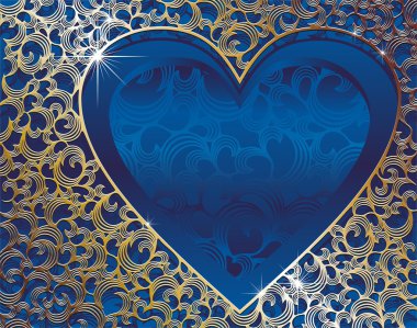 Ornamental heart clipart