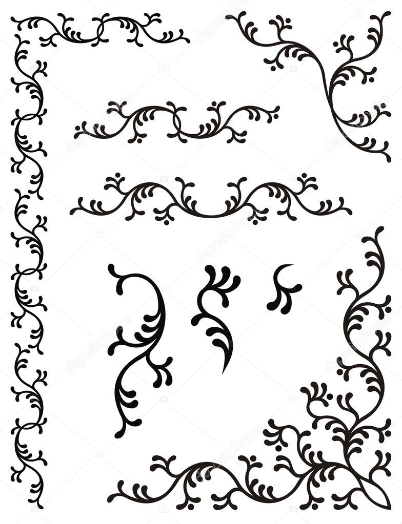 Elements of floral ornament