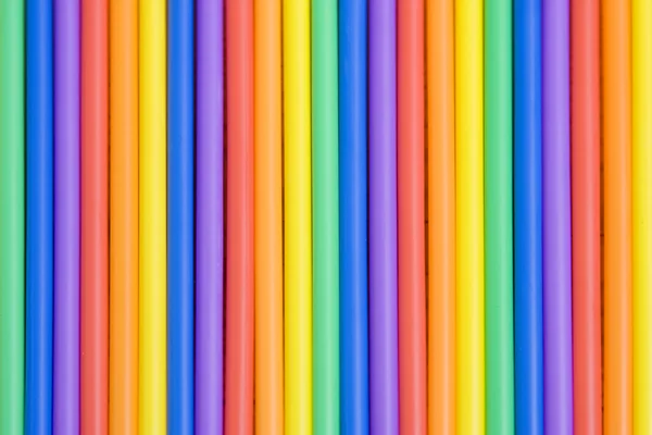 Цветные трубочки — стоковое фото