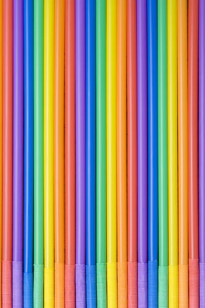 Gekleurde rietjes — Stockfoto