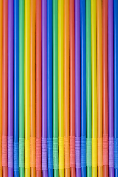 Pajitas de colores — Foto de Stock