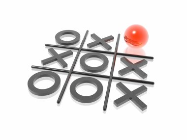 Noughts and crosses clipart