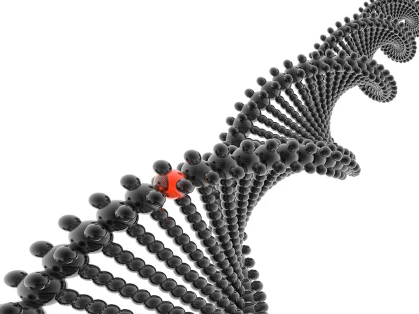 Modelo de DNA 3D — Fotografia de Stock