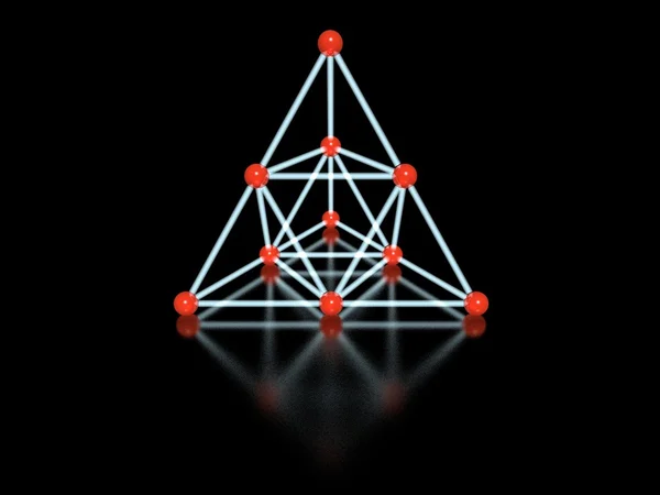 光のピラミッド — ストック写真
