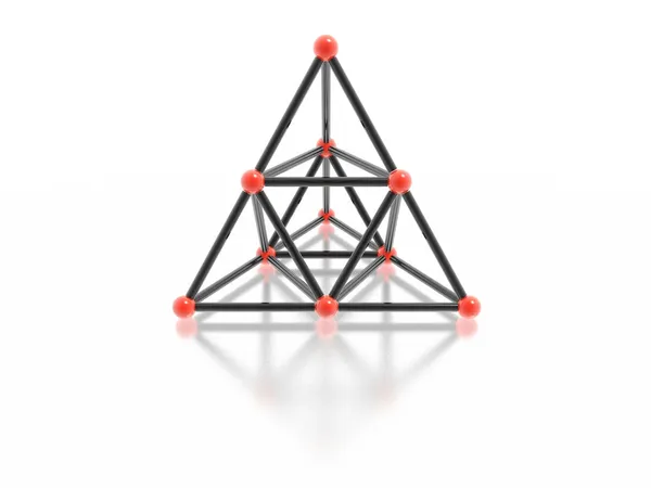 Pirámide de vidrio — Foto de Stock