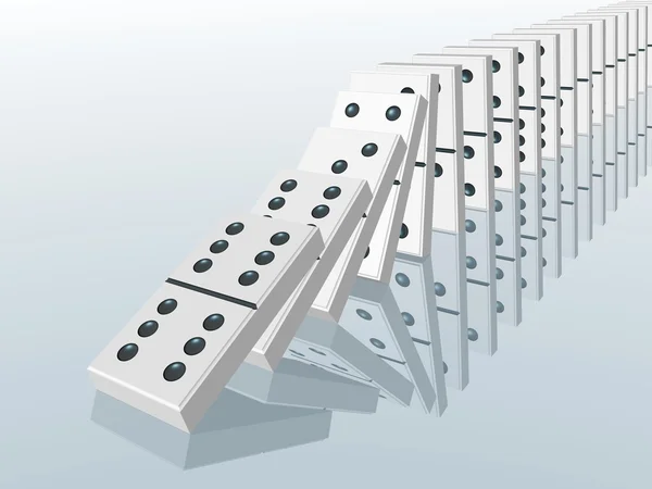 Domino effect Royalty Free Stock Images
