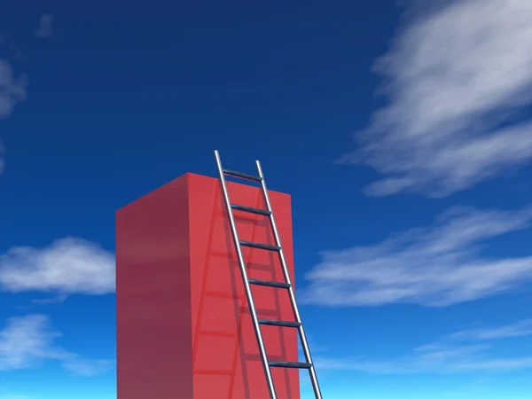 Ladder naar succes — Stockfoto