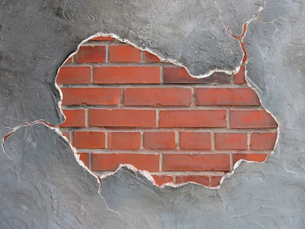 Quadro de parede de tijolo — Fotografia de Stock