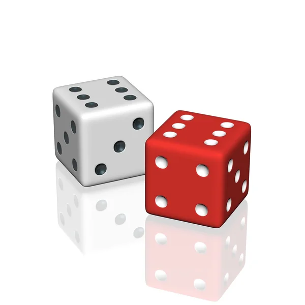 Two dice — Stock Photo, Image