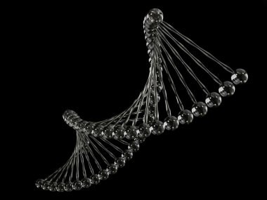DNA'ın bilisayara oluşturulan modeli