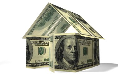 Dollars house clipart