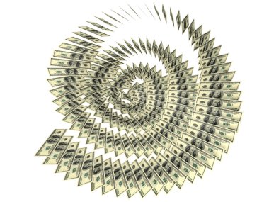 Dollars helix clipart